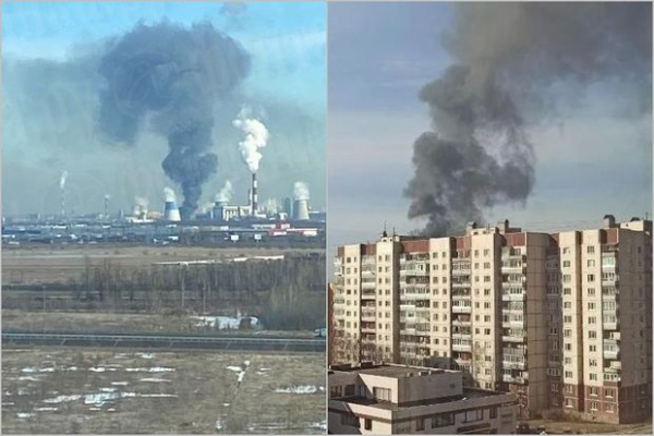 Rusiyada istilik elektrik stansiyası yanır 
